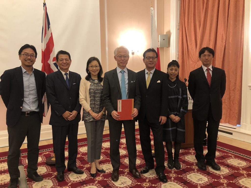 在英国日本国大使館にてワールドプレミア上映会が開催されました